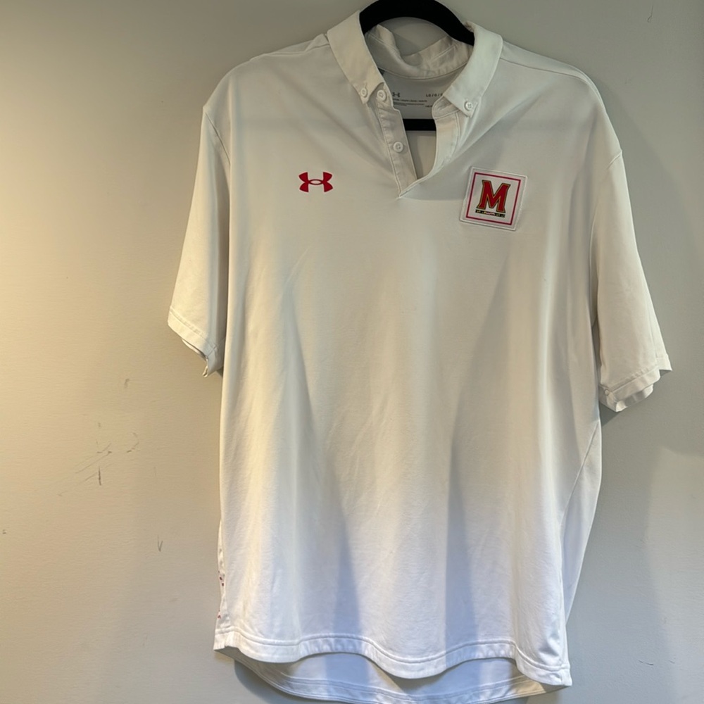 Maryland Terrapins Under Armour Polo Team Issue